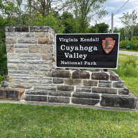 Cuyahoga Valley National Park sign